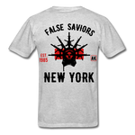 False Saviors T-Shirt - heather gray