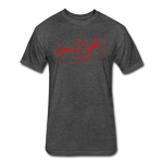 Big Signature Fitted T-Shirt - heather black