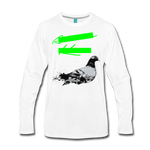 City Bird Premium Long Sleeve T-Shirt - white