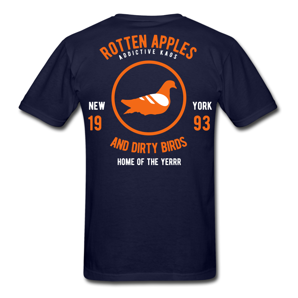Rotten Apples and Dirty Birds T-Shirt - navy