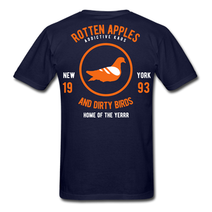 Rotten Apples and Dirty Birds T-Shirt - navy