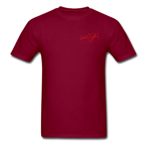 AK Signature Men's T-Shirt - burgundy