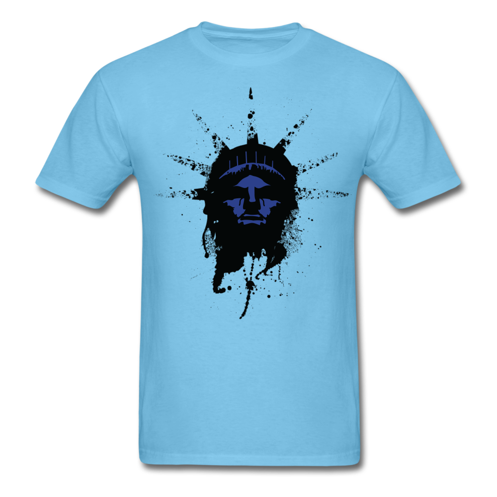 Liberty Of Kaos (Blue) T-Shirt - aquatic blue