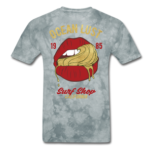 Ocean Lust T-Shirt (GLD2) - grey tie dye