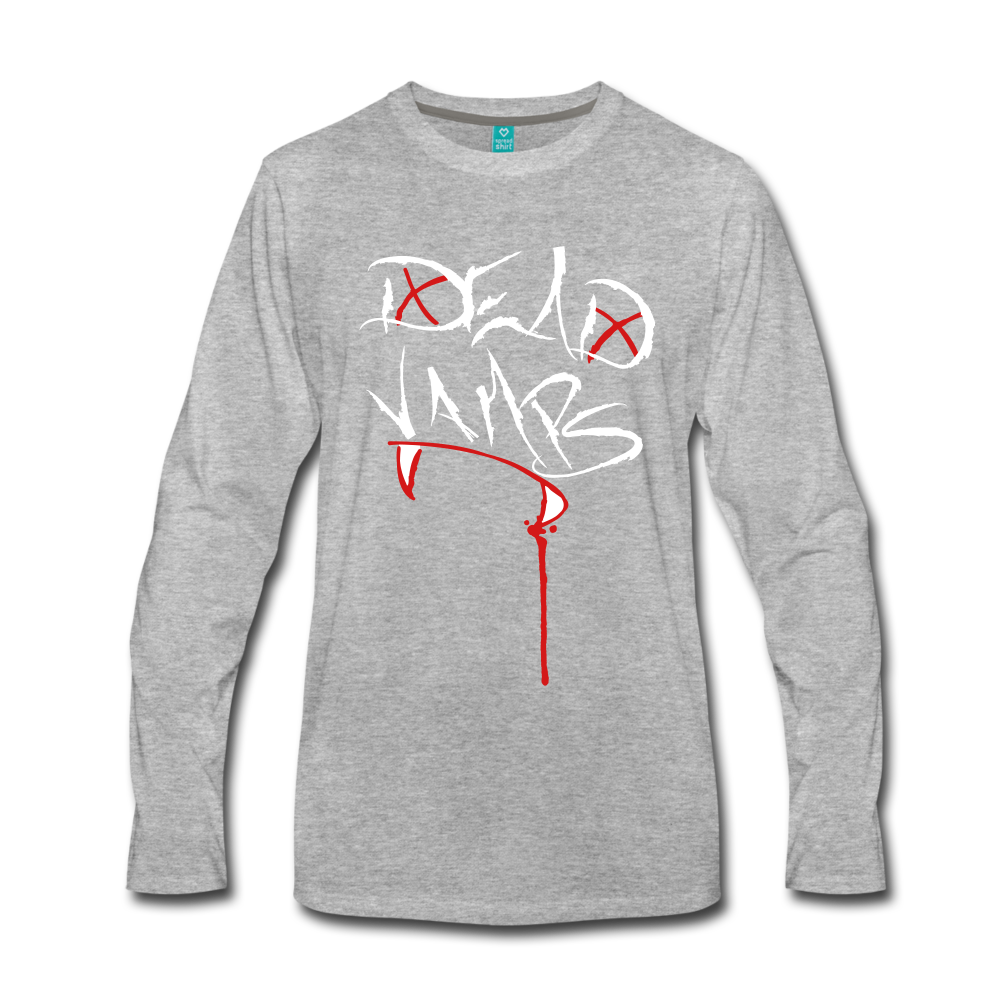 Dead Vamps Long Sleeve Joint - heather gray