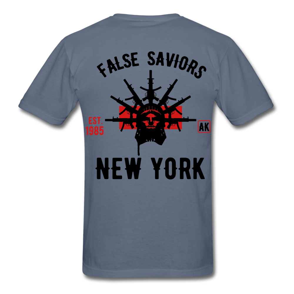 False Saviors T-Shirt - denim