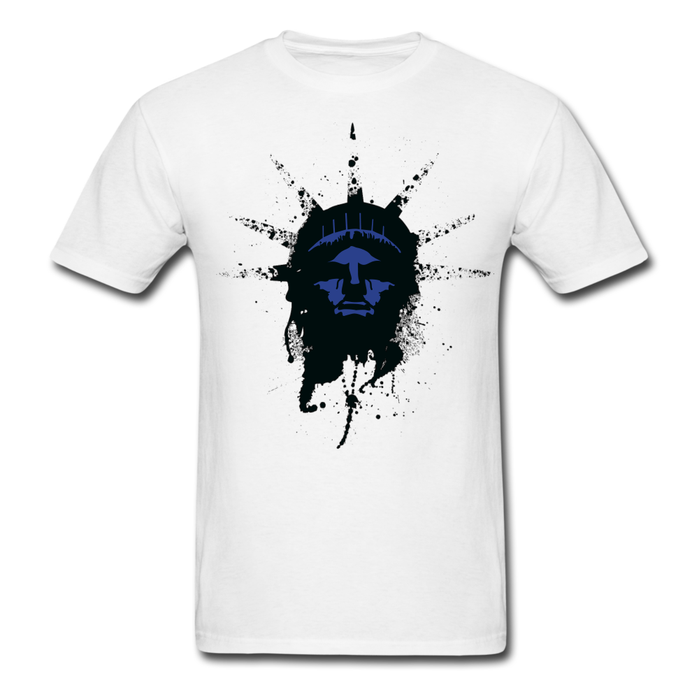 Liberty Of Kaos (Blue) T-Shirt - white