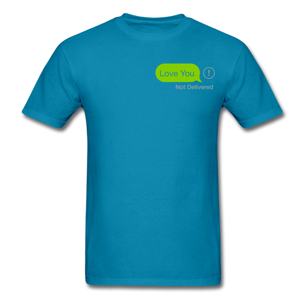 Love You T-Shirt - turquoise