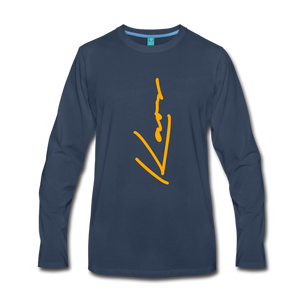 Kaos Sport Premium Long Sleeve T-Shirt - navy
