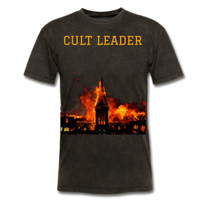 CULT LEADER Men's T-Shirt (custom) - mineral black