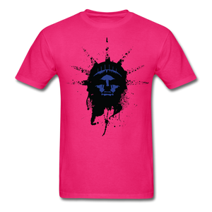 Liberty Of Kaos (Blue) T-Shirt - fuchsia