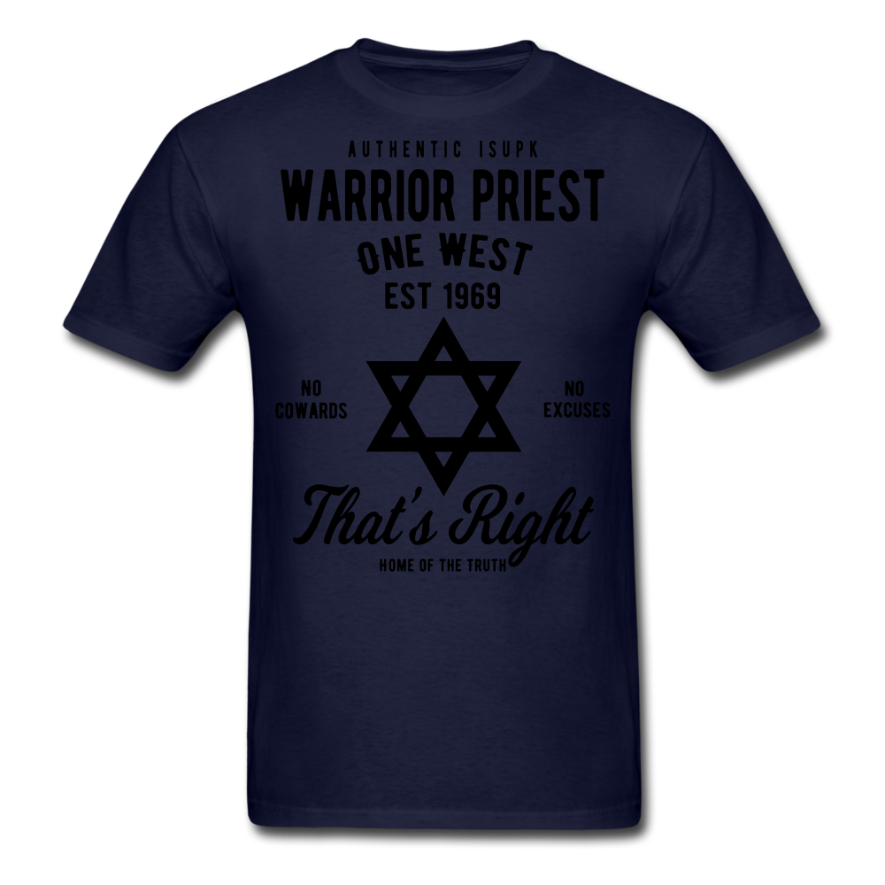 Warrior Priest Short-Sleeve T-Shirt - navy