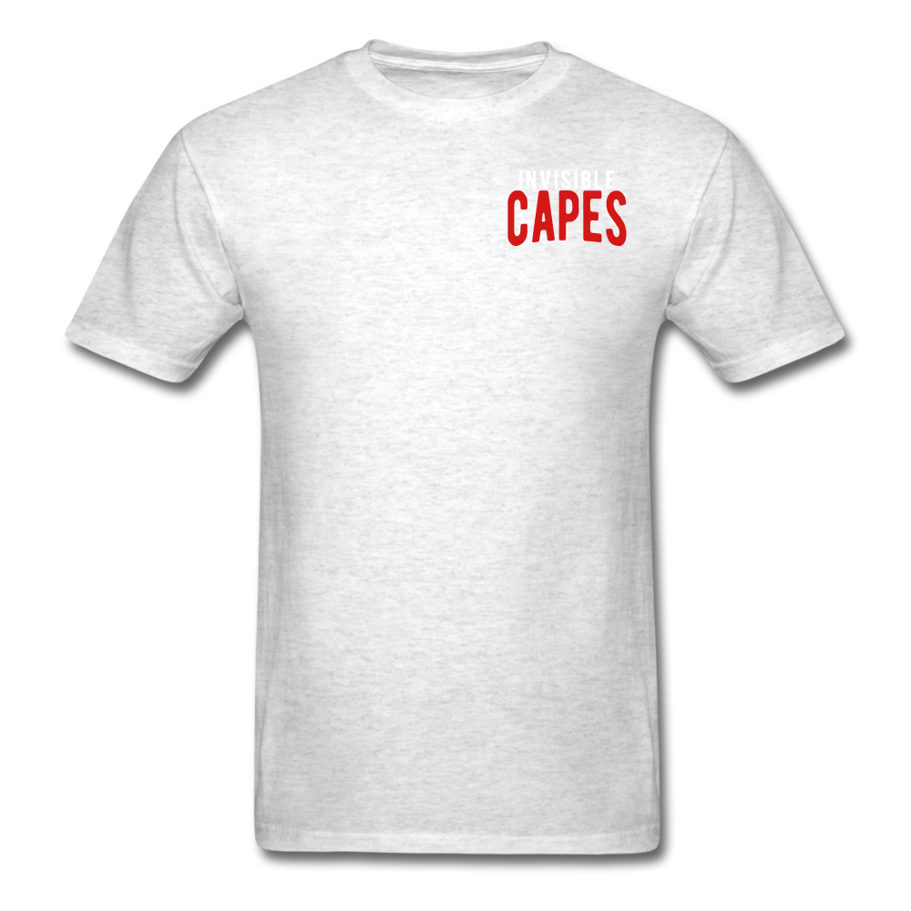 Invisible Capes T-Shirt - light heather grey