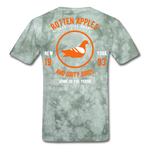 Rotten Apples and Dirty Birds T-Shirt - military green tie dye