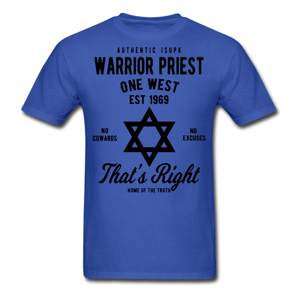Warrior Priest Short-Sleeve T-Shirt - royal blue