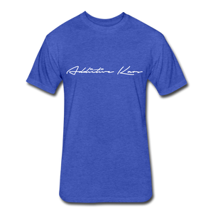 Addictive Kaos Signature Fitted T-Shirt - heather royal