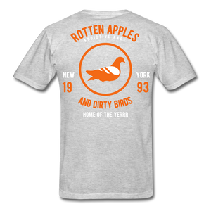 Rotten Apples and Dirty Birds T-Shirt - heather gray