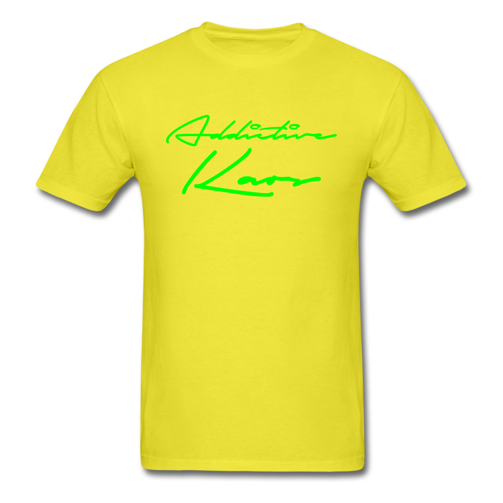 Addictive Kaos Slime T-Shirt - yellow