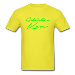 Addictive Kaos Slime T-Shirt - yellow