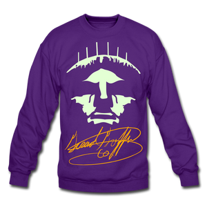 Big Glow L.O.K Crewneck Sweatshirt - purple