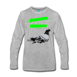 City Bird Premium Long Sleeve T-Shirt - heather gray