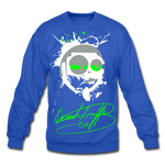 Toon Head Crewneck Sweatshirt - royal blue