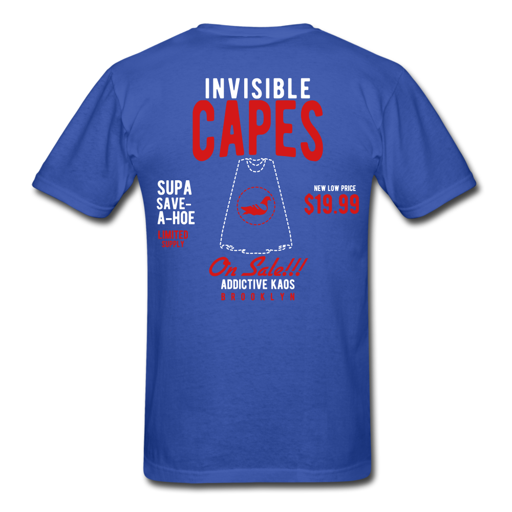 Invisible Capes T-Shirt - royal blue