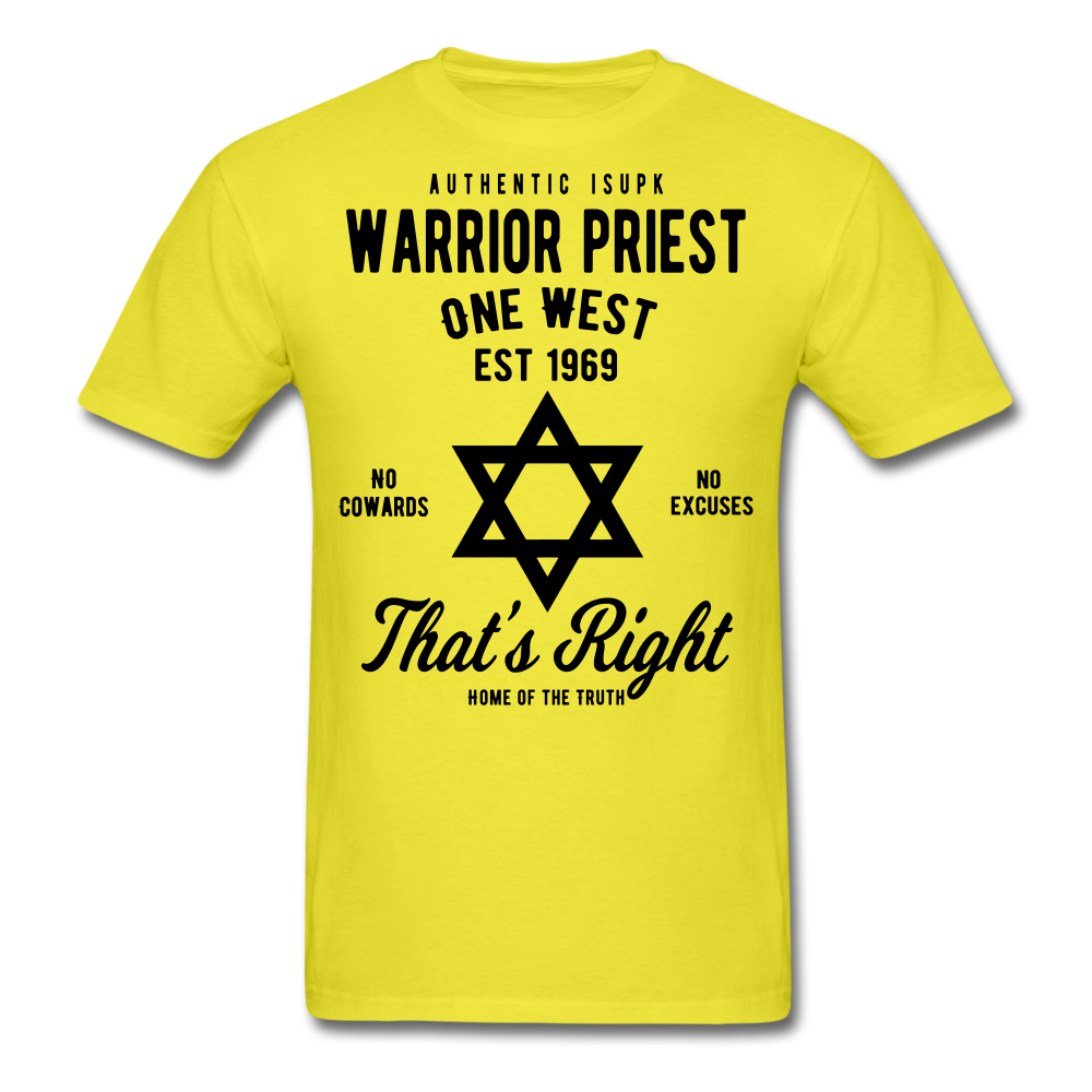 Warrior Priest Short-Sleeve T-Shirt - yellow