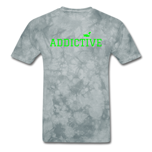 Addictive Neon T-Shirt - grey tie dye