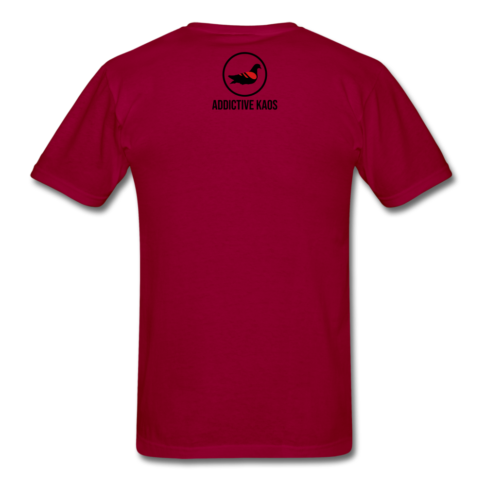 Liberty Of Kaos T-Shirt (RED) - dark red