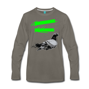 City Bird Premium Long Sleeve T-Shirt - asphalt gray