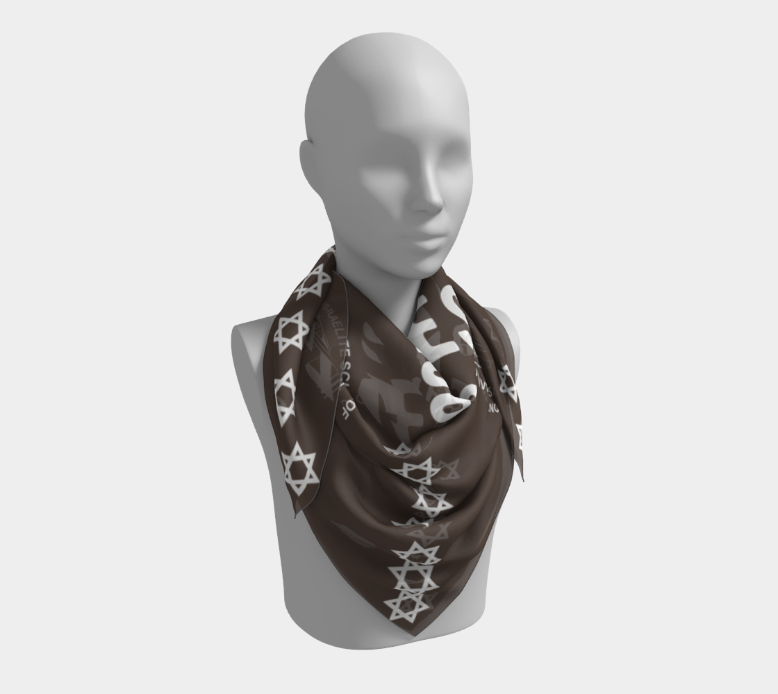 One West Scarf Brown