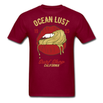 Ocean Lust T-Shirt (GLD2) - burgundy