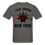 False Saviors T-Shirt - charcoal