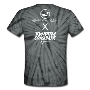 RanCon X Addictive Kaos Collab 1 Tie Dye T-Shirt - spider black