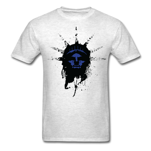 Liberty Of Kaos (Blue) T-Shirt - light heather grey