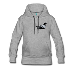 Classic Addictive Kaos Logo Women’s Hoodie - heather gray