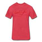Big Signature Fitted T-Shirt - heather red