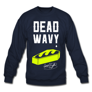 Dead Wavy Crewneck Sweatshirt - navy