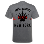 False Saviors T-Shirt - mineral charcoal gray