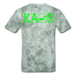 Addictive Neon T-Shirt - military green tie dye