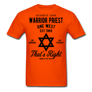 Warrior Priest Short-Sleeve T-Shirt - orange