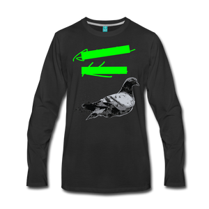 City Bird Premium Long Sleeve T-Shirt - black