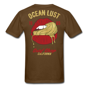Ocean Lust Men's T-Shirt(GLD) - brown