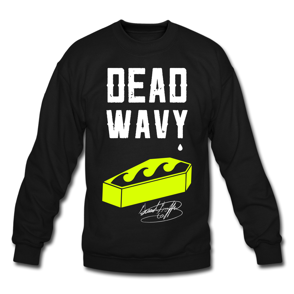 Dead Wavy Crewneck Sweatshirt - black