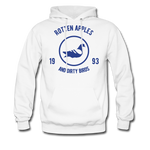Rotten Apples and Dirty Birds Men's Hoodie - white