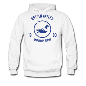 Rotten Apples and Dirty Birds Men's Hoodie - white