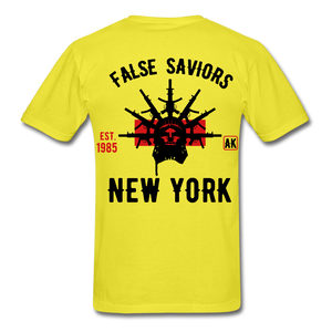 False Saviors T-Shirt - yellow