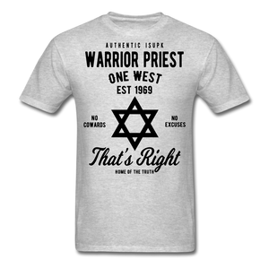 Warrior Priest Short-Sleeve T-Shirt - heather gray