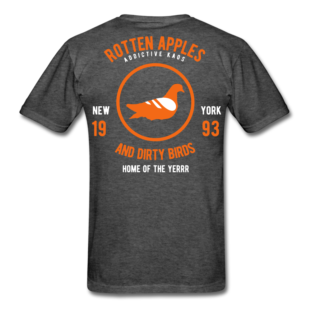 Rotten Apples and Dirty Birds T-Shirt - heather black